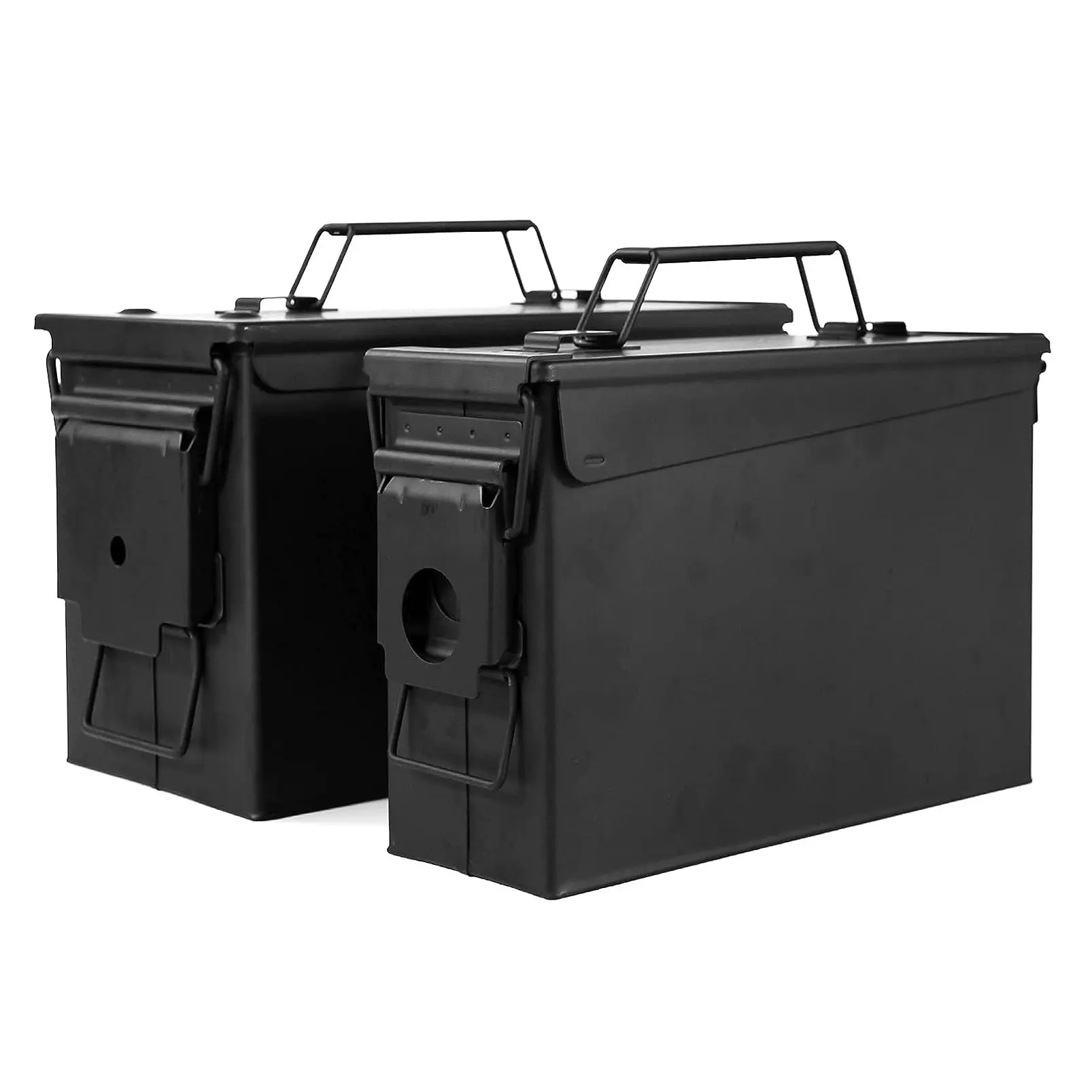 GUGULUZA Steel 30/50 Cal Metal Ammo Can - Lockable, Waterproof, Airtight Flip-Top Box, Leak-Proof Organizer Organiser Pack for Garage, Long-Term Ammunition Storage