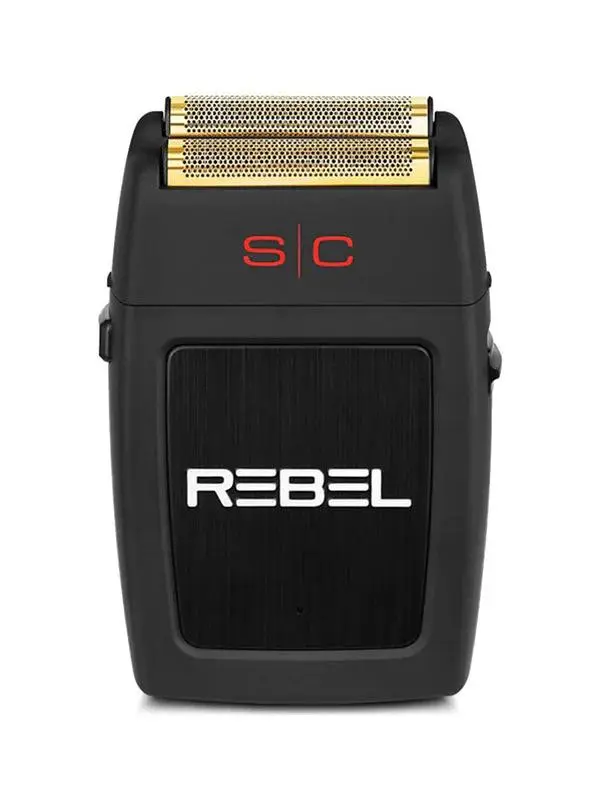 Stylecraft Rebel - Electric Foil Shaver with Super Torque Motor, Gold Titanium Foil Head #SC802B