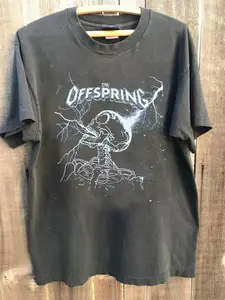 [Sale Up To 50%] The Offspring Band Skull 90S Charcoal Unisex T Shirt Men Women Tee