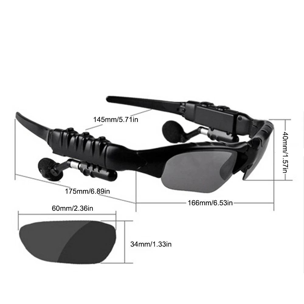Sports Stereo Wireless Bluetooth Cycling Sunglasses 5.0 Headset Phone Polarized Driving Sunglasses Riding Eyes Glasses