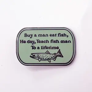 Buy a man eat fish, Pin
