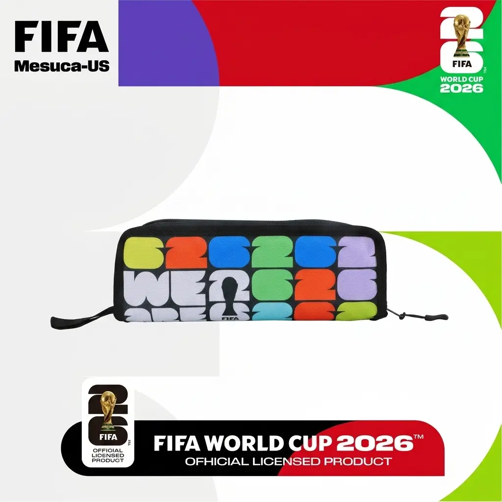 Official FIFA World Cup 2026 Ultra-Compact Foldable Chair - Lightweight Aluminum Mini Stool with 1000D Oxford Cloth. Portable "WE ARE 26" Seat (28x10cm Folded) for Soccer Fans, Travel, Camping, Tailgating & Match Days