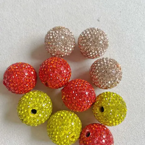 DIY Rhinestone beads collection Solid color Rhinestone Beads Mix Colors