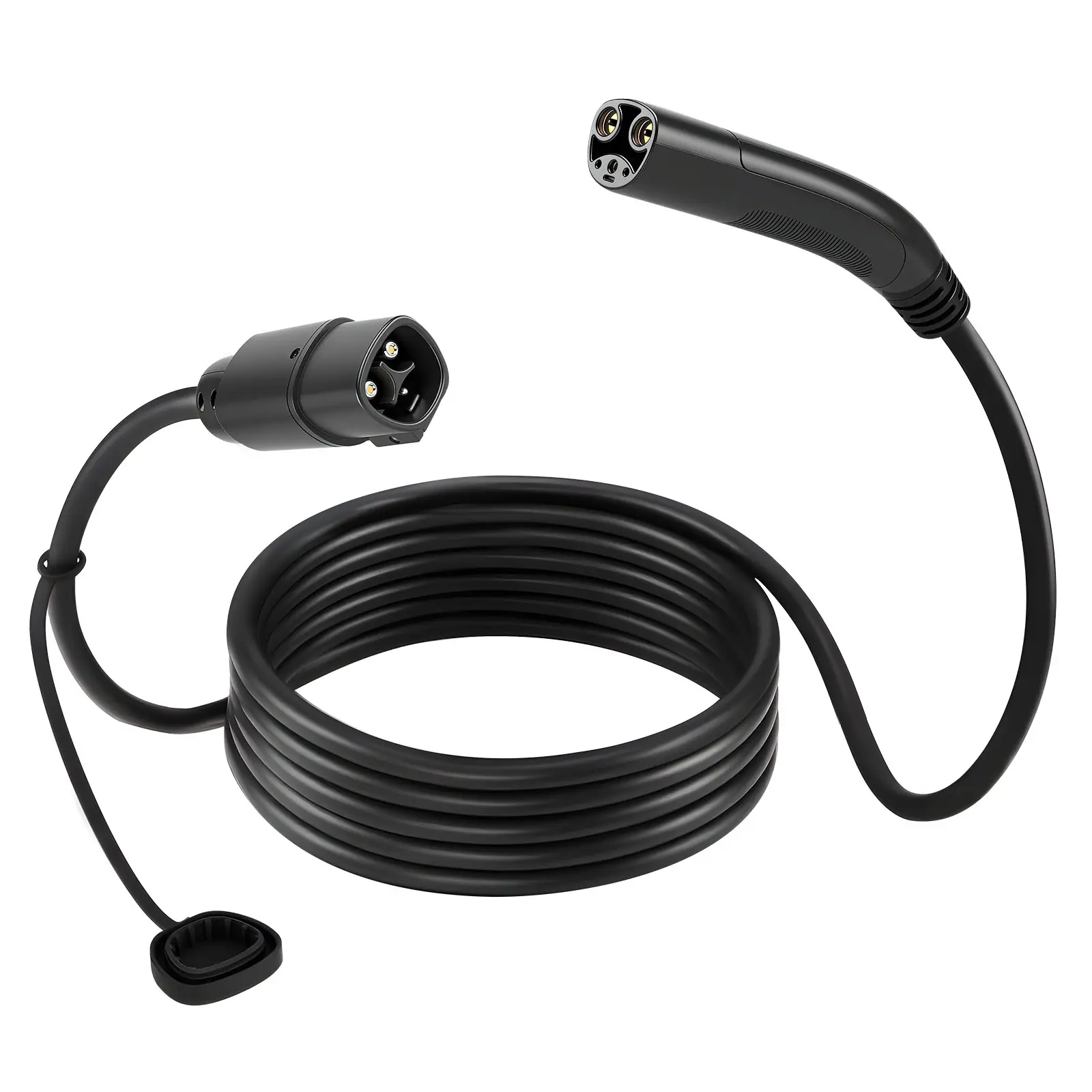 【summerfinds】VEVOR EV Charger Extension Cable for Tesla, 48Amp 21 ft Max 240V 11.52 kW with NACS Plug, EV Extension Cord for Level 1/2 Tesla Mobile/Wall Connector/Destination Charger, Model Y/X/3/S, Carrying Bag