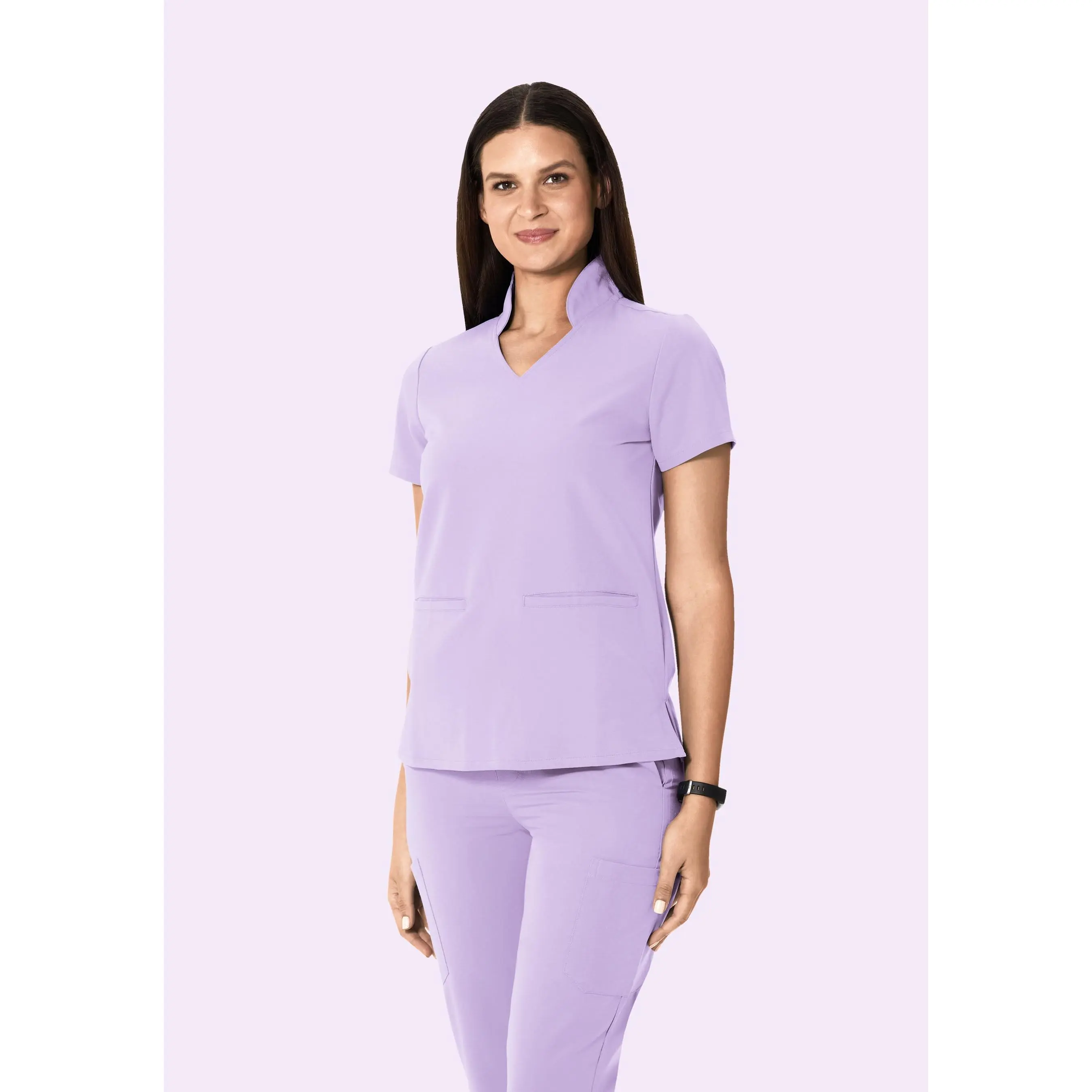 Multi Wear Collar Top Cool Lavender