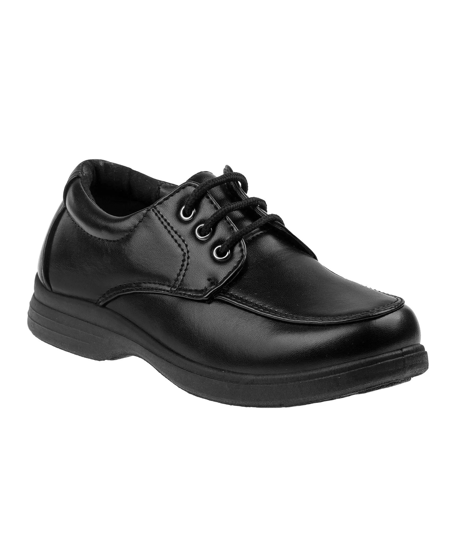 JOSMO KIDS Toddler Boys' Classic Oxford Dress Shoes, Lightweight Faux Leather Lace-Up for Formal Church, Wedding & School Uniforms, Round Toe Footwear, Oxford Shoes, Cushioned, Special Occasions, Flexible