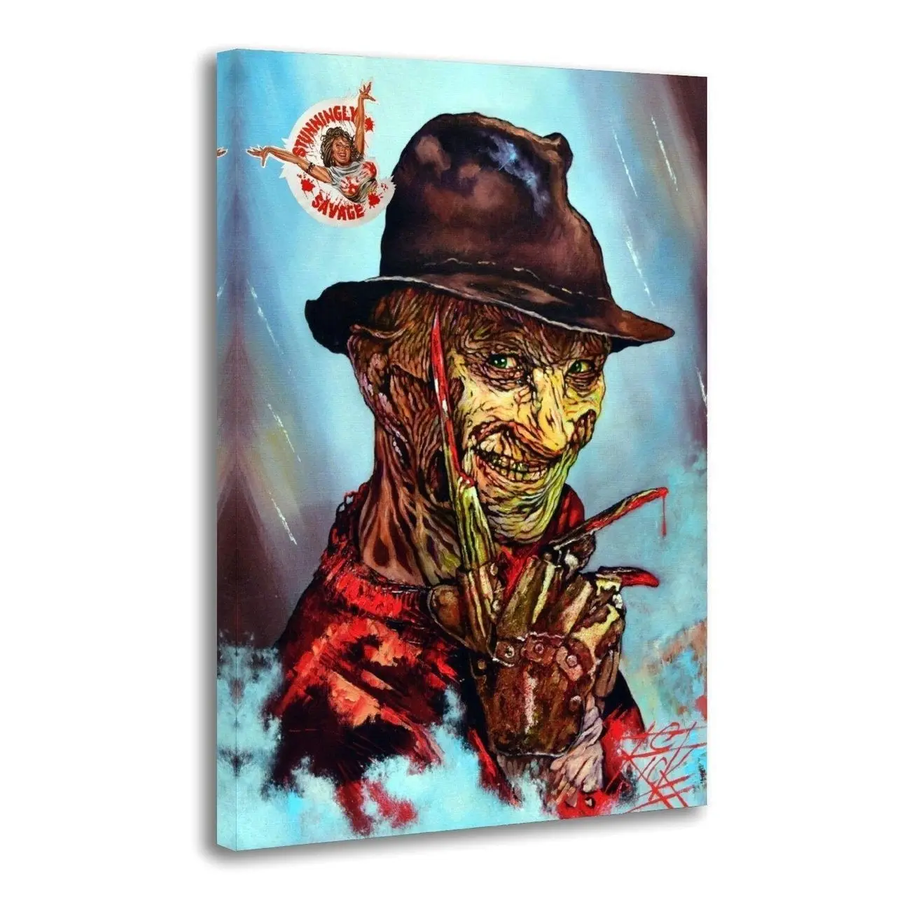 FREDDY KRUEGER horror movie Painting On Canvas Wall Art Poster Picture Print Living Room Walls Decor Home Posters