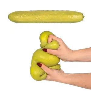 1PC Cucumber Shaped Squeezed Toy Creatively Gift For Kid Adult Sensory Playful Toy Realistic Interesting Decompression Toy