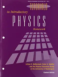 USED Book - Tutorials in Introductory Physics Homework by Lillian C. McDermott (Paperback)