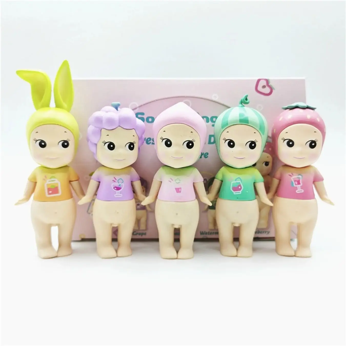 Sonny Angel Sealed Blind Box - Refreshing Cold Drink Series Mini Figure Collectible, Mystery Surprise Gift for Collectors