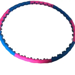 Weighted Acupressure Hula-Hoop to trim your waistline and reconnect with childhood fun!