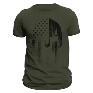 Spartan 2.1 USA Patriotic Men's Graphic T-Shirt