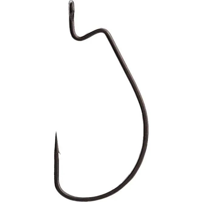 Extra Wide Gap Texas Rig Hooks for Lure Fishing, Needle Sharp Medium-Light Gauge Wire with Super Slide Coating for Bulky Artificial Fishing Lures, Fishing Equipment