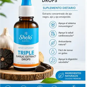 Shelo Nabel Triple Garlic Extract Drops 30 mL Dietary Supplement