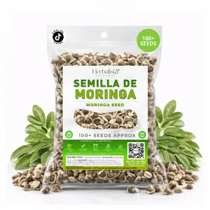 Herbalista - Moringa Seeds  1oz (28g) Approx. 100+ Seeds  Premium PKM1 Variety  Snacking & Planting  Non-GMO  Wildcrafted Drumstick Tree (Malunggay)  Moringa Oleifera Semillas