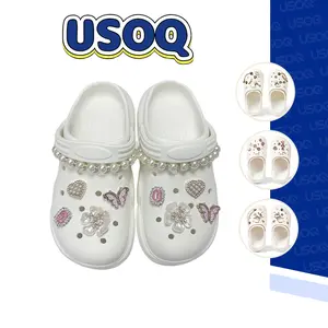 USOQ 39 Options To Choose Shoe Charm Set Fashion Cave Shoe Buckle DIY Accessories Charms For Crocs Footwear Decor