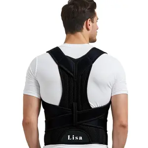 Adjustable Posture Corrector for Men & Women – Back Support Brace for Better Sitting & Standing Posture
