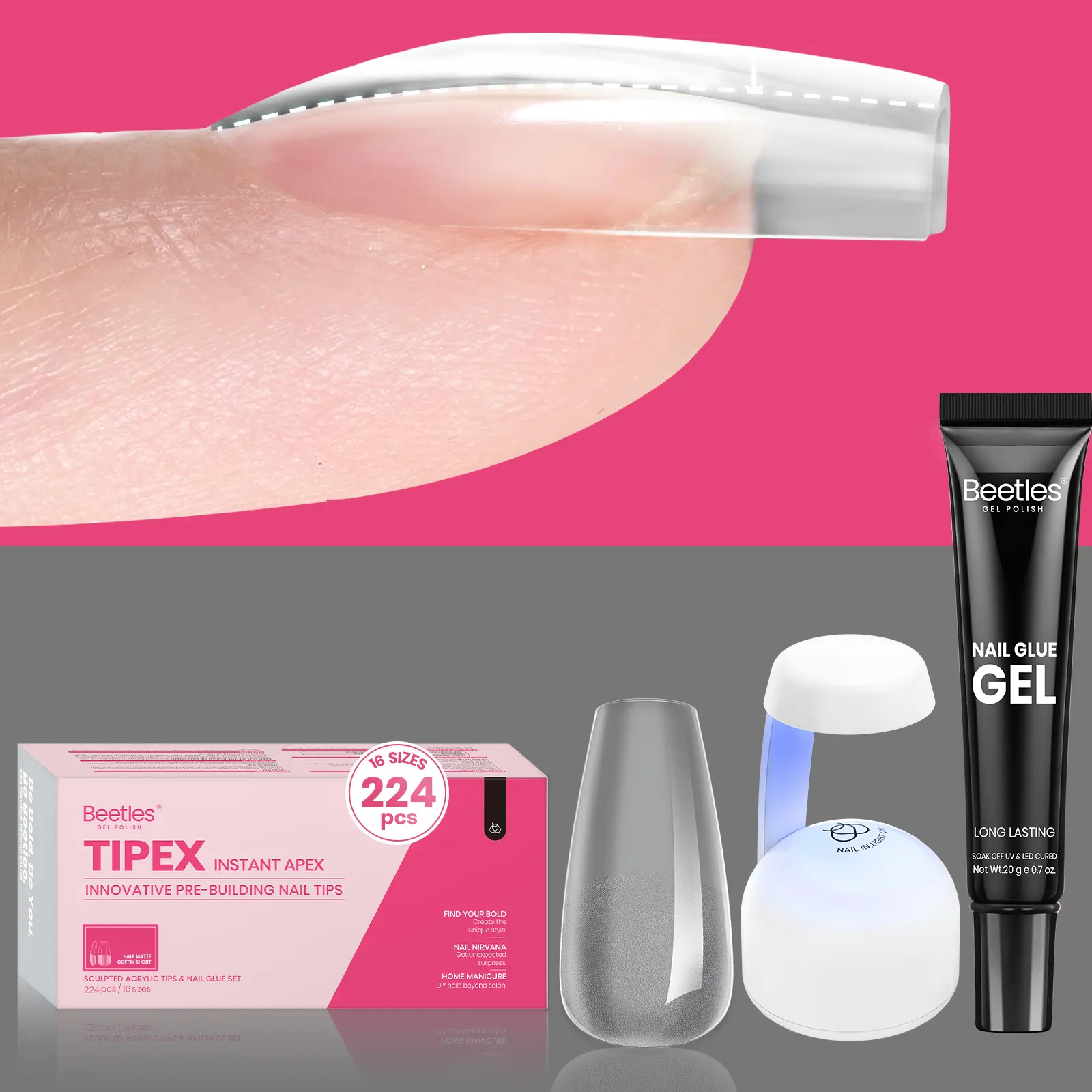 224Pcs Short Coffin Essential Kit