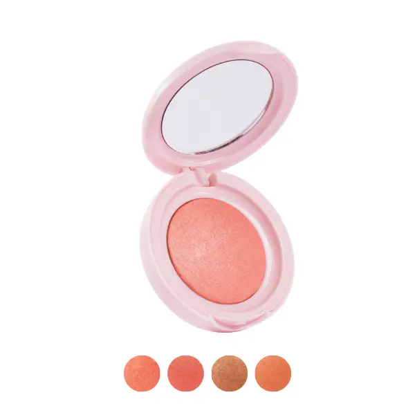Kara Beauty Sunlit Glow Baked Luminous Blush | Soft Buildable Skin-Like Sheen | Weightless Silky Baked Powder | Clean Girl Soft Glam | Vegan Cruelty-Free Cheek Blush