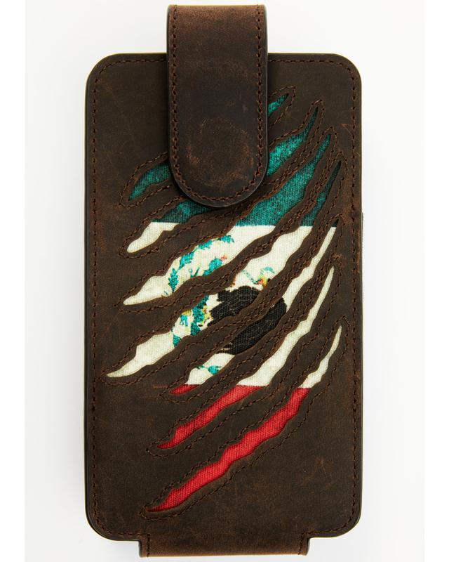 Cody James Men's Scratch Mexican Flag Cell Phone Holder Clip-On Case - Cjaho22wt7