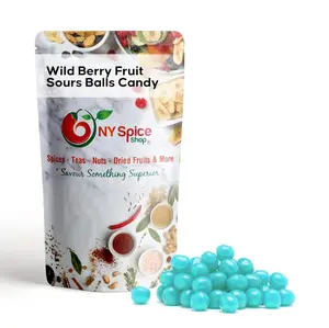 NY Spice Shop Wild Berry Fruit Sour Balls - Vibrant Colorful Candy Balls for Sweet Treats Tangy & Sugar Perfect for Anytime Snacking - Bonbon