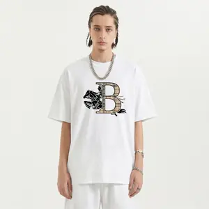 New casual T-shirt 2025 summer warhorse high-end fashion printing, personalized round neck trendy men's clothing, suitable for men, women, mothers and friends, couple style, fashionable and loose, youthful and energetic, men's daily wear tops American