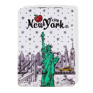 Studded Rhinestone NYC Gifts For Her Compact Mirror