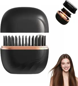 Mini Hair Straightener, 2026 NewRechargeable Wireless Portable Hair Straightener Brush, 3-Speed Temperature Control, Mini Hair Straightener for Women - Idea for Home Travel
