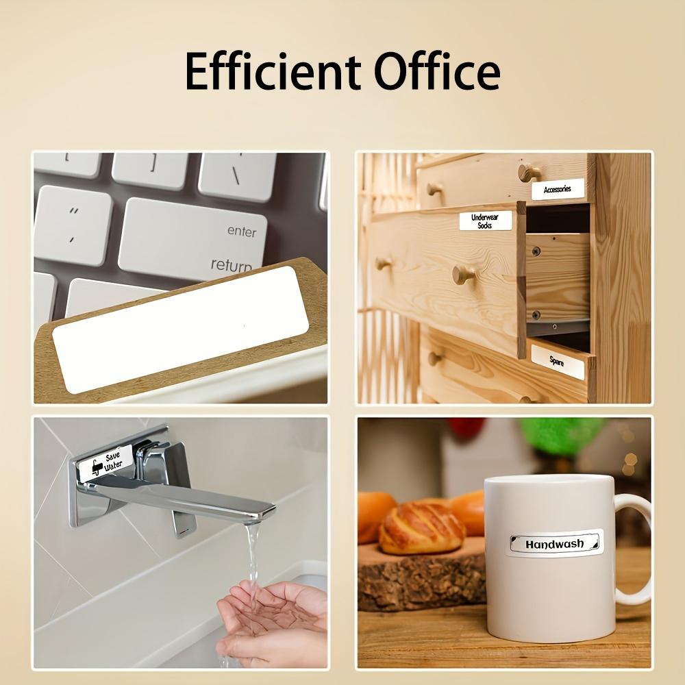 thermal label stickers, thermal label paper, self-adhesive label paper, non-adhesive label paper, suitable for P11, P12, P15, M1, D35. Can be used for gift tags and name tags, with waterproof and oil-proof features.