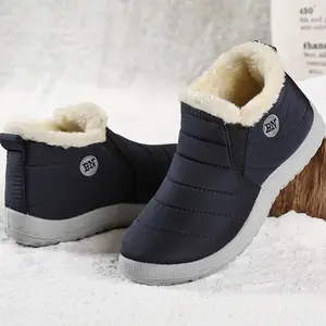 Women'S Boots Warm Fur Winter Boots for Women Waterproof Snow Boots Ankle Botas Mujer 2023 Winter Shoes Women Winter Footwear HAJINK