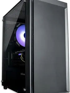 Zalman T3 Compact Gaming PC Case - 2 x 120mm Fans Pre-Installed - Tempered Glass Side Panel - Micro ATX/Mini-ITX - Mini Tower Computer Case, Black