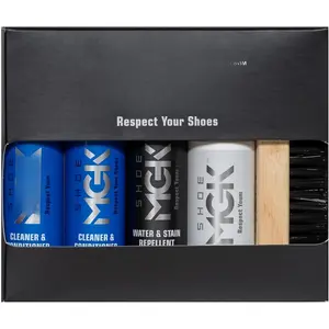 MVP  Cleaner Kit  Cleaner & Conditioner, Water & Stain Repellent, White  Up & Brush