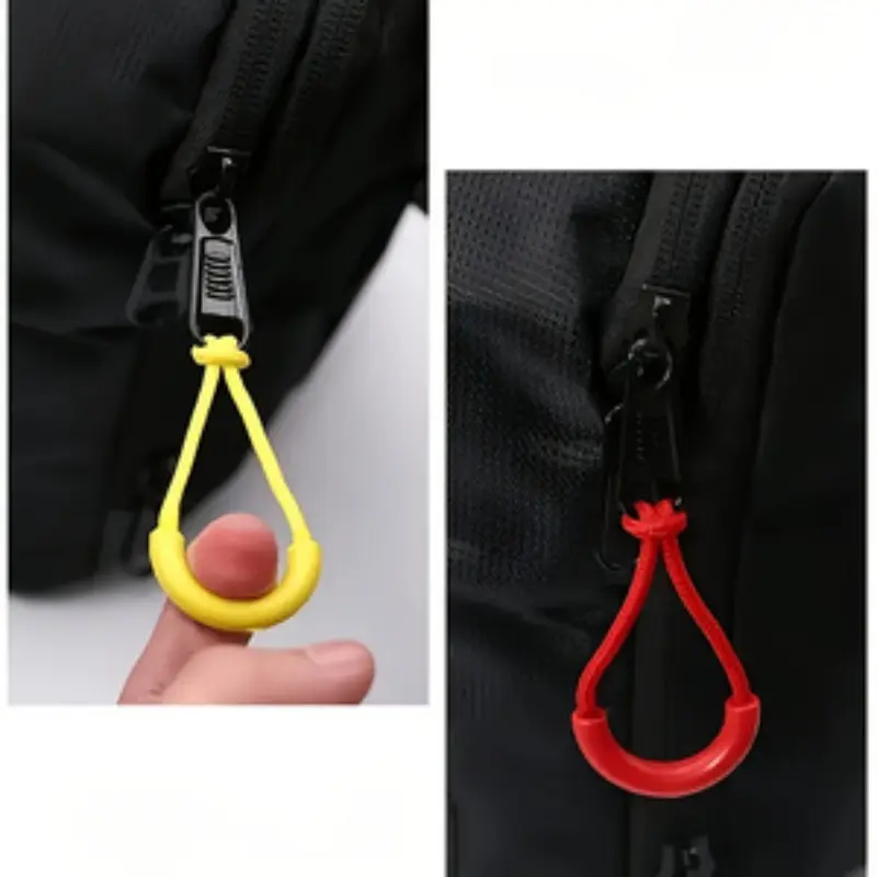 10pcs Assorted Colors Zipper Pull Replacements, Durable U-Shaped Slider for Backpacks, Jackets, Suitcases, and More, Zipper Hook