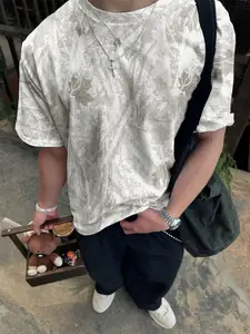 Men's and women's style, urban camouflage T-shirt, summer short-sleeve, camouflage print, full-body print, simple, minimalist, sporty, Casual, everyday, campus, youthful, racing, Streetwear, trendy, perfect for a gift for a boyfriend