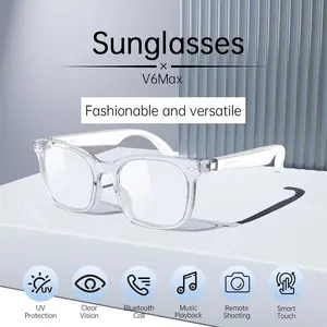 Smart Glasses with Bluetooth-compatible, Anti-Blue Light, Photochromic Lenses, Music Playback, Phone Calls, Multifunctional Fashion Eyewear, New Model