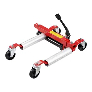 【Spotlight Day】VEVOR Wheel Dolly,  , Max Capacity 1500 Lbs Car Dolly, Car Jack Dolly Lifter with 360° Rotatable Wheels, Heavy Duty Vehicle Positioning Hydraulic Tire Jack, for Vehicle Car Auto Repair Moving