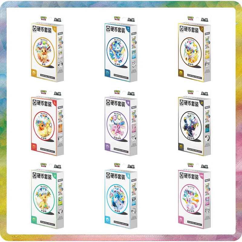 【LIVETCGO】Pokémon TCG Simplified Chinese 17.5 （CSV9.5C）Terastal Gathering Pokémon Coin Box Set – Eevee Family Full Set