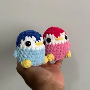 Mini Crochet Penguin Plushie