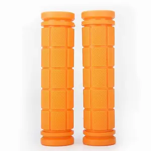 Non-Slip Soft Rubber Bicycle Handlebar Grips, Sweat-Resistant Durable Design, Comfortable Shock Absorption, Outdoor Sports Accessories