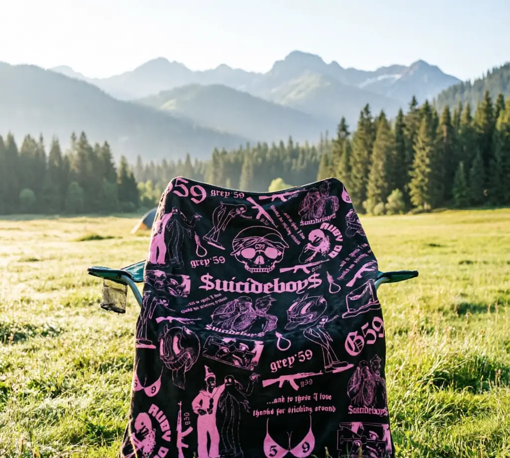 suicideboys blanket,hip hop throw,rap fan blanket,gothic skull blanket,pink black blanket,cozy flannel blanket,all‑season blanket,machine washable,couch bed throw,hiphop gift,rap merch blanket,gothic home decor,music fan gift,skull blanket,edgy gift