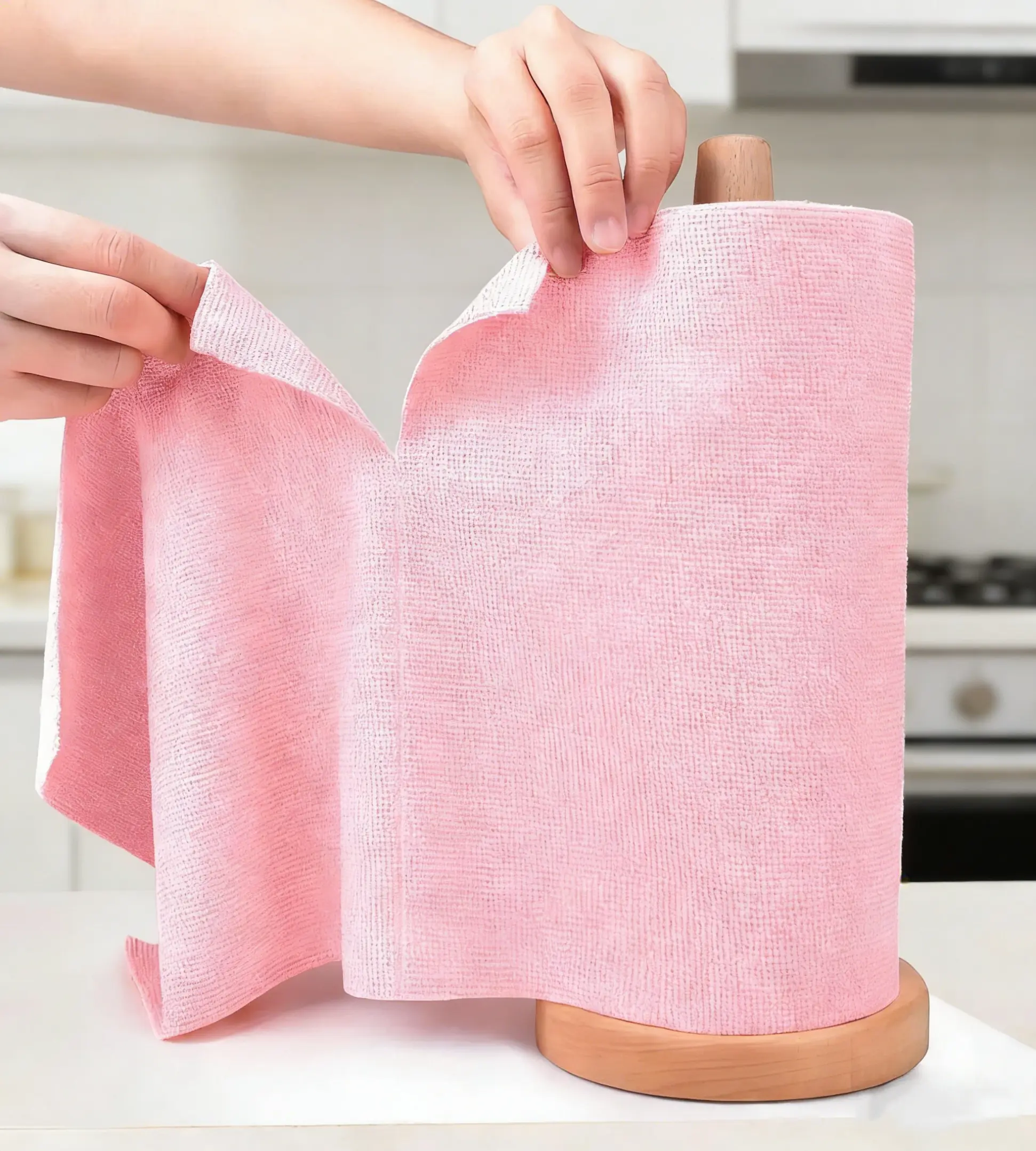 Reusable Microfiber Cleaning Cloth Roll - 196.85-in Long Lasting Wipe, Kitchen Towel Replacement, Microfiber Cleaning Towels, Versatile Cleaning Tool for Home Use
