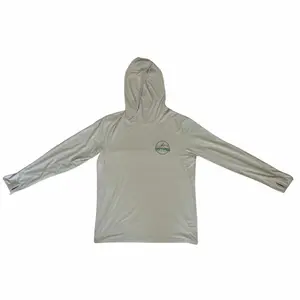 Driftwood Apparel - Bamboo Breeze Hoodie - Heather Gray, Lightweight Long Sleeve, Relaxed Fit, Moisture Wicking, Casual Style, USA - Tops Beach Boat