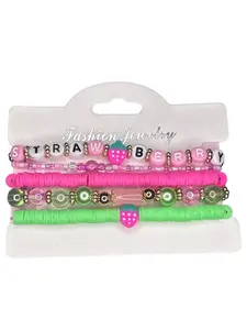 Strawberry Bracelet Stack