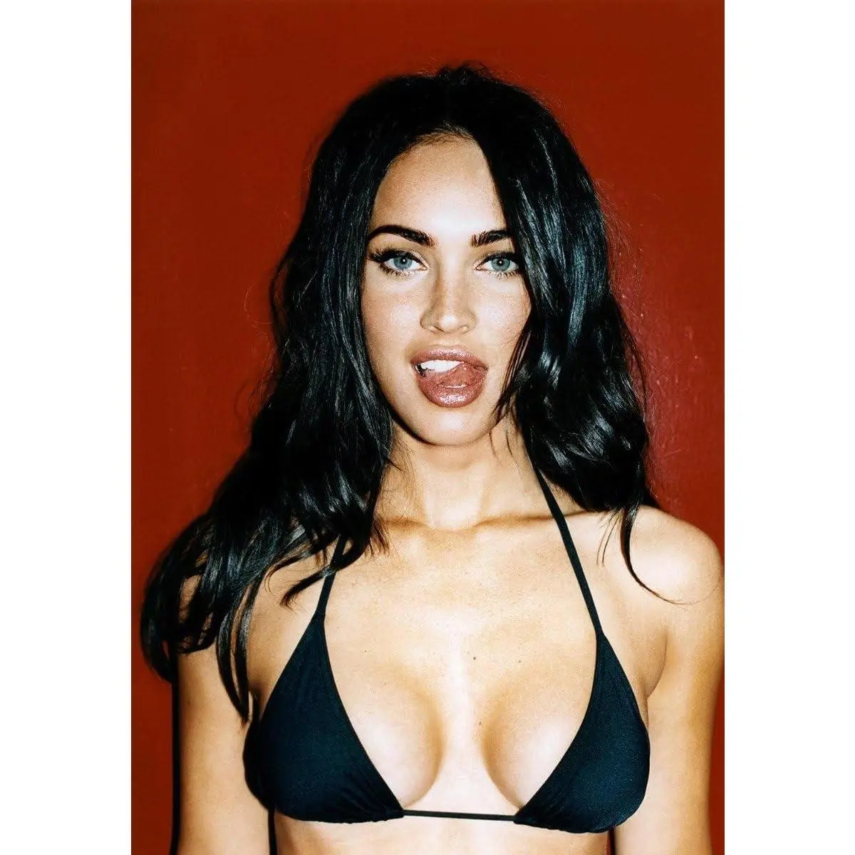 Megan Fox Beautiful Silk Fabric Wall Poster Printing Fun Men Cave Wall Flag Poster Durable