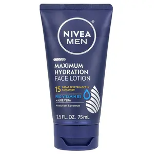 Nivea Men, Maximum Hydration Face Lotion, SPF 15, 2.5 fl oz (75 ml)