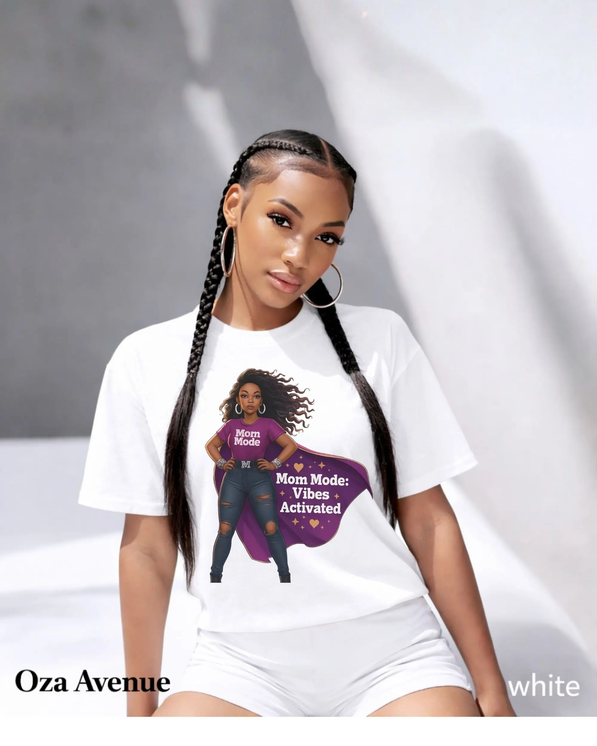 mom mode vibes activated ed 4 | Sassy Women Expressive Mood Gift Soft Confidence Tee