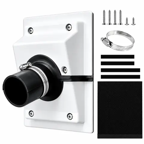 HVAC Wall Penetration and Line-Set Cover Kit, 2.36in Separable AC Line Setting Wall Cover Plate Kit with Soft Gasket, Cover for Indoor and Outdoor Air Conditioner Systems