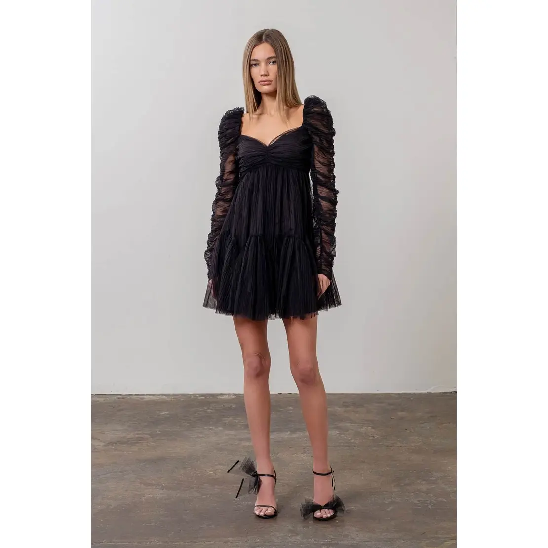 Raquel Ruched Mini Dress