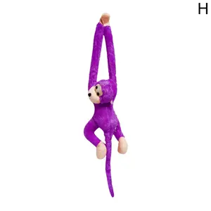 Plush Monkey Toy Stuffed Animal Cute Long Arm Tail Monkey Plush Toy Long Hands Monkey Mascot Room Curtain Decor Kids Toys