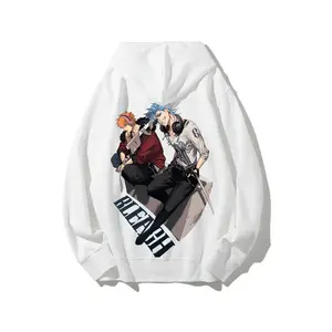 Bleach Kurosaki Ichigo Hollow Mask Zangetsu Hoodie Cotton Pullover Heavyweight Streetwear Unisex Casual Daily Fan Essential Gift